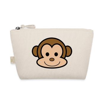 Happy Monkey - Organic Pouch - nature - Front