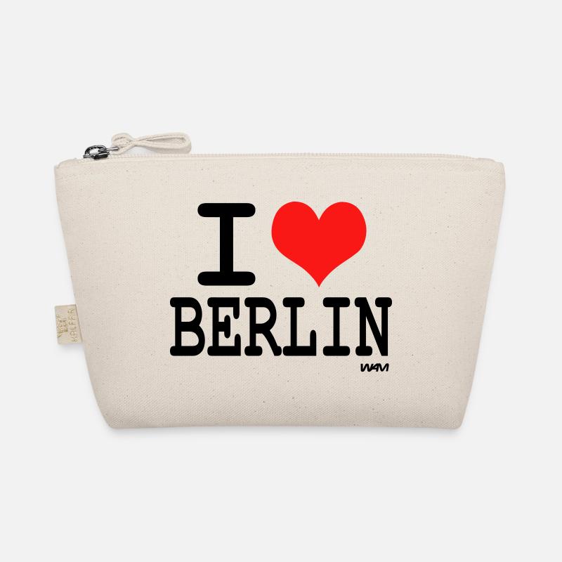 I love Berlin - couleurs personnalisables Trousse biologique