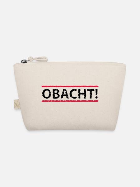 Obacht, 2fb - Bio-Täschchen - Natur - Vorne