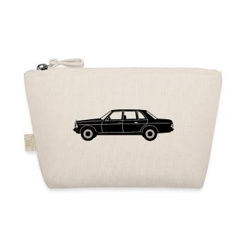 MB W123 Oldtimer Kult seitlich ...(25) - Bio-Täschchen - Natur - Vorne