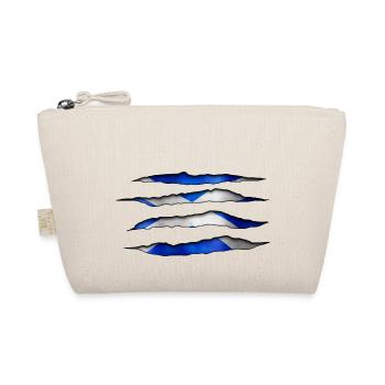 Schottland Aufgerissen 003 AllroundDesigns - Bio-Täschchen - Natur - Vorne
