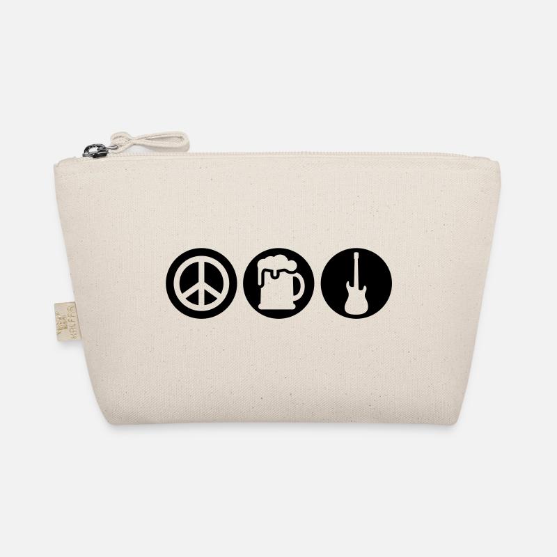 Peace | Beer | Rock | Frieden | Bier | Rock & Roll Trousse biologique