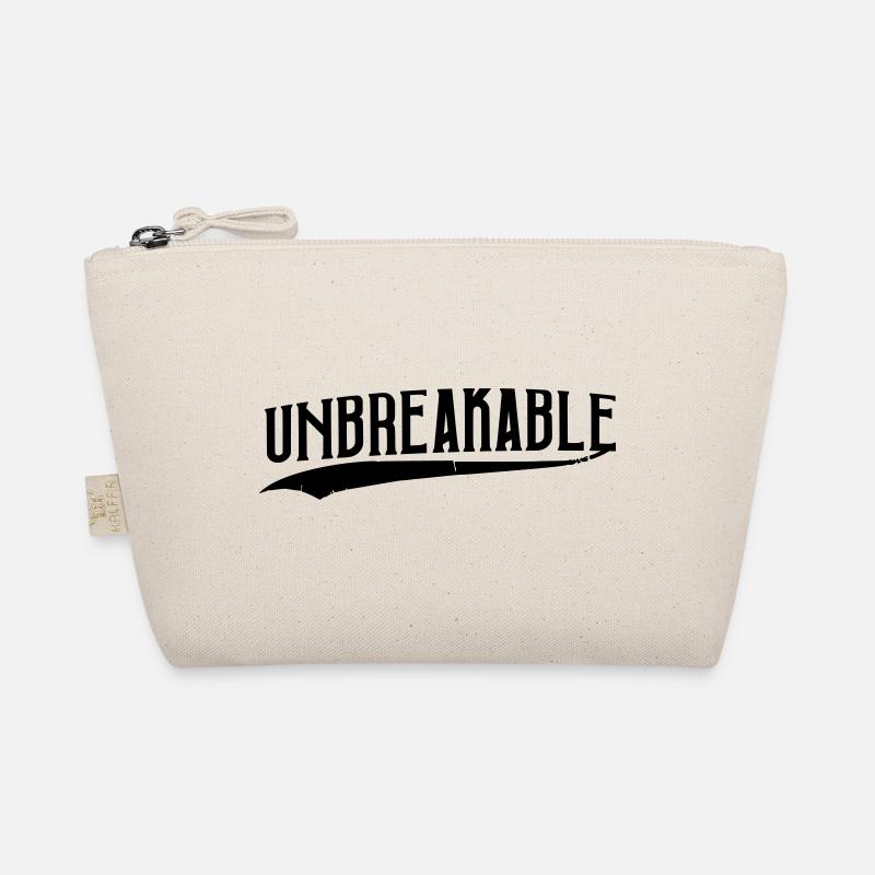 unbreakable unstoppable strong training popular - Organic Pouch - nature