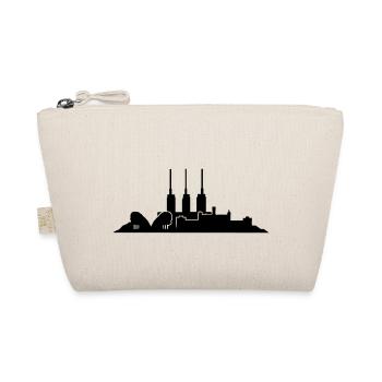 Hannover // Skyline // Silhouette // Skylineshirt - Bio-Täschchen - Natur - Vorne