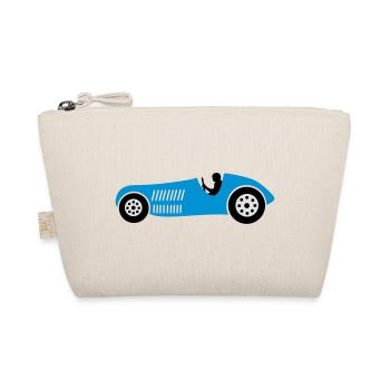 rennwagen rennen auto - Bio-Täschchen - Natur - Vorne