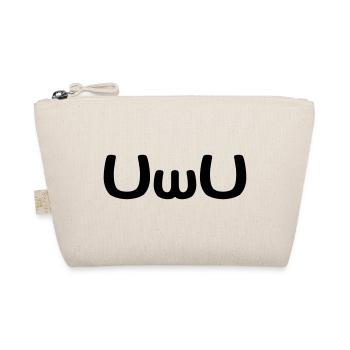 Émoticône UwU Happy Anime Face - Trousse biologique - nature - Devant