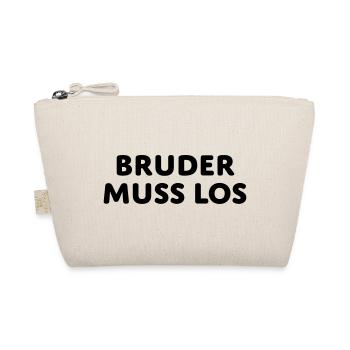 Bruder muss los - Bio-Täschchen - Natur - Vorne