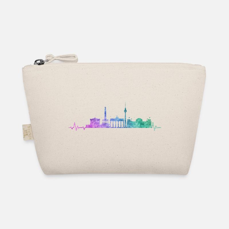 Berlin Skyline - Bio-Täschchen - Natur