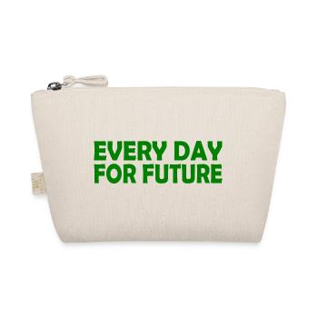 Every day for future - Bio-Täschchen - Natur - Vorne