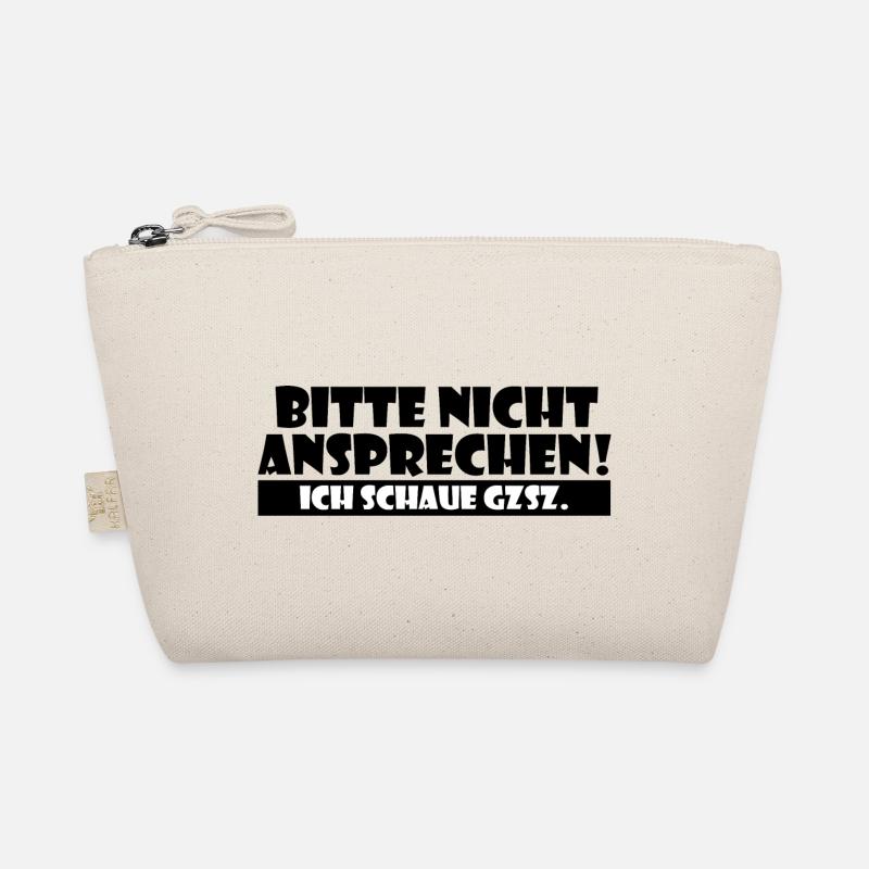 Bitte nicht ansprechen - ich schaue GZSZ - Bio-Täschchen - Natur