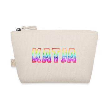 katja rs regenbogen - Bio-Täschchen - Natur - Vorne