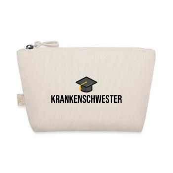 Krankenschwester Ausbildung Geschenkidee - Bio-Täschchen - Natur - Vorne