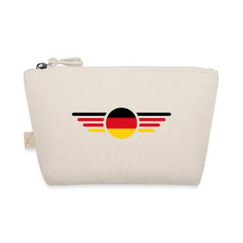Germany Fan T Shirt Outfit Design - Organic Pouch - nature - Front
