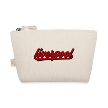 Red Retro Football Lettering - Organic Pouch - nature - Front