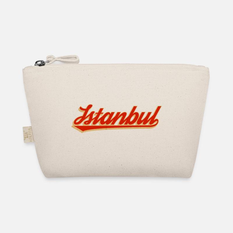 Istanbul Retro Script Logo Organic Pouch