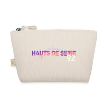 Hauts Seine Skyline Gradient 92 - Organic Pouch - nature - Front