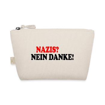 Nazis nein danke - Bio-Täschchen - Natur - Vorne