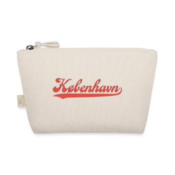 Kobenhavn Schriftzug Retro Logo - Bio-Täschchen - Natur - Vorne
