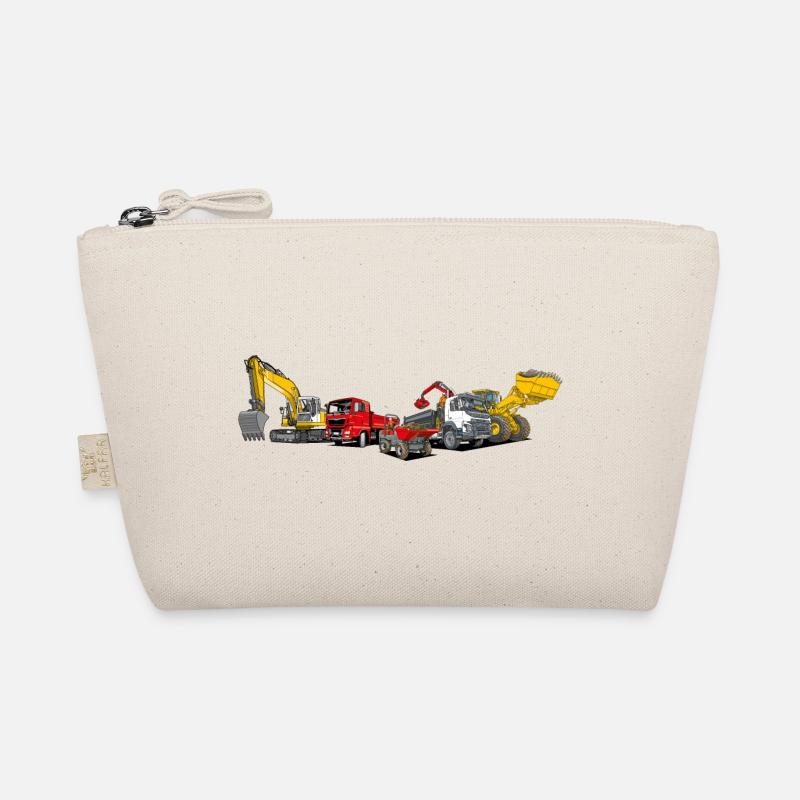 Construction Machinery Fleet - Organic Pouch - nature