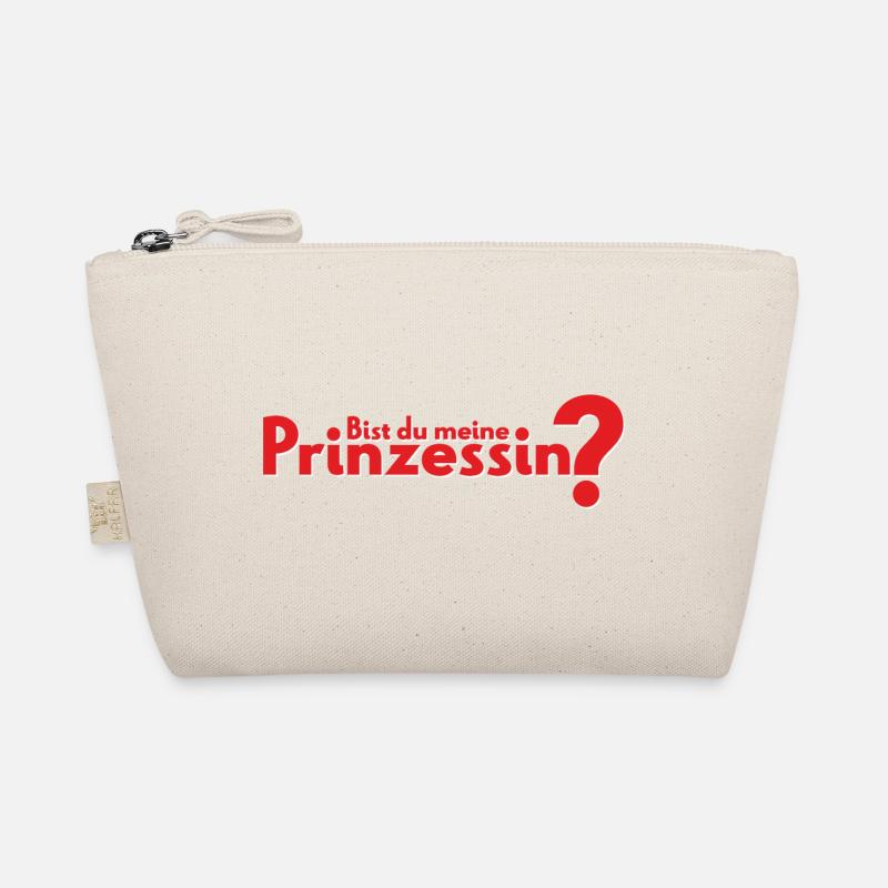 Bist du meine Prinzessin? - Bio-Täschchen - Natur