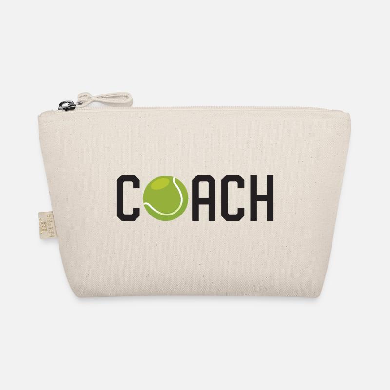 Tennis-Coach - Bio-Täschchen - Natur
