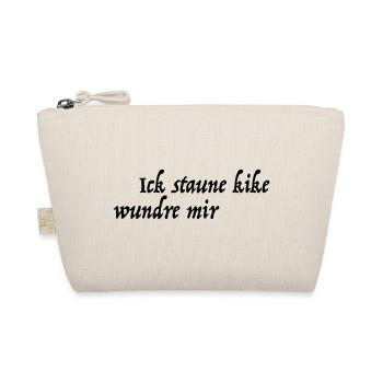 I'm amazed kike wound me - Organic Pouch - nature - Front