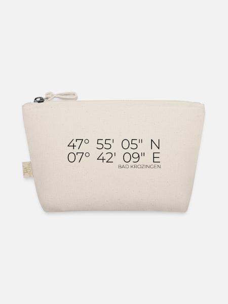Coordinates Bad Krozingen - Organic Pouch - nature - Front