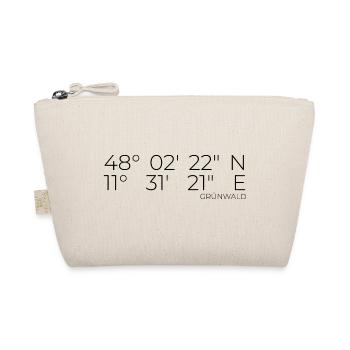 Coordinates Grünwald, Bavaria - Organic Pouch - nature - Front