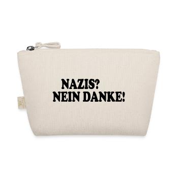 Nazis nein danke - Bio-Täschchen - Natur - Vorne