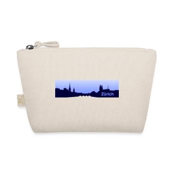 Zürich City - Skyline - Stadt - Design - Züri Love - Bio-Täschchen - Natur - Vorne