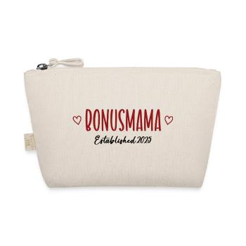 Bonusmama est 2025 Bonus Mama Mutter Patchwork - Bio-Täschchen - Natur - Vorne