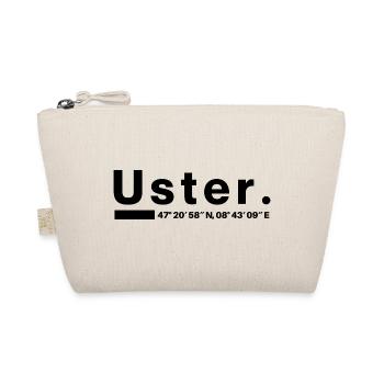 Uster Coordinates Zurich - Organic Pouch - nature - Front