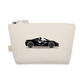 Auto Cabrio Symbol - Bio-Täschchen - Natur - Vorne