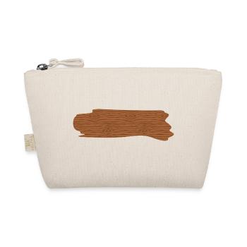Conception de t-shirt rustique à motif de grain de bois - Trousse biologique - nature - Devant