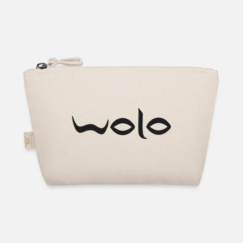 Abstract Stylized Eyes Logo Organic Pouch