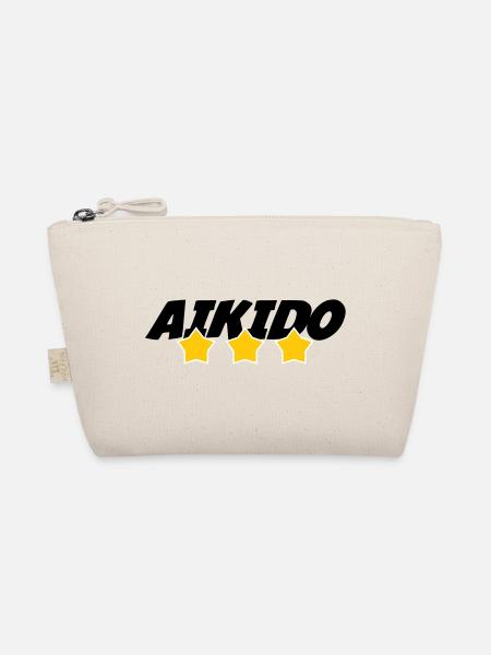 Aikido – Kampfsport – Aikido - Bio-Täschchen - Natur - Vorne