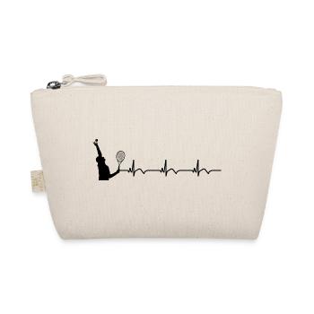 Joueur de tennis ECG Battement de cœur Rythme cardiaque - Trousse biologique - nature - Devant