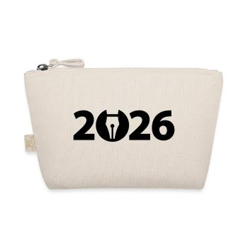 Schriftsteller 2026, Dichter 2026, Füller 2026 - Bio-Täschchen - Natur - Vorne