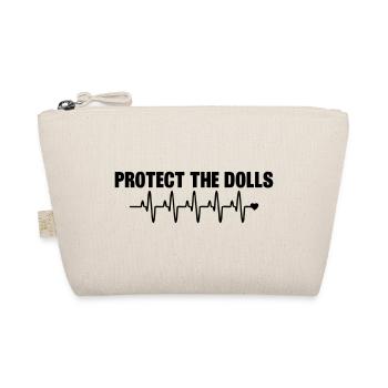 Protect_the_Dolls_herzschlag - Bio-Täschchen - Natur - Vorne