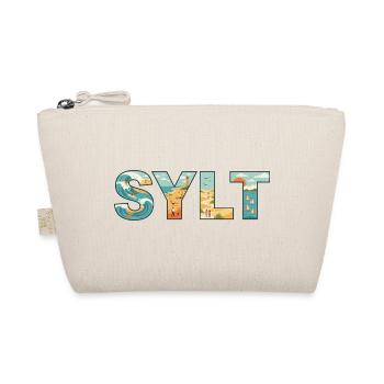 SYLT – Island life in letter design - Organic Pouch - nature - Front