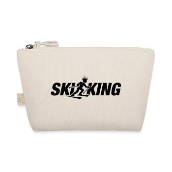 Ski King Funny - Organic Pouch - nature - Front