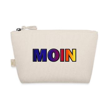 MOIN Gradient Typo Druck - Bio-Täschchen - Natur - Vorne