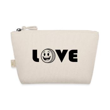 Liebe liebe - Bio-Täschchen - Natur - Vorne
