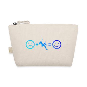 Gift idea for the boulderer with sport climbing - Organic Pouch - nature - Front