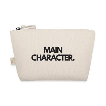 Main Character Bold Typography Tee - Organic Pouch - nature - Front