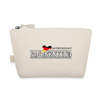 Sachsenkind Ostdeutschland Shirt - Bio-Täschchen - Natur - Vorne