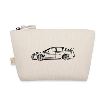 WRX Line Silhouette – Turbo Rally Art - Bio-Täschchen - Natur - Vorne