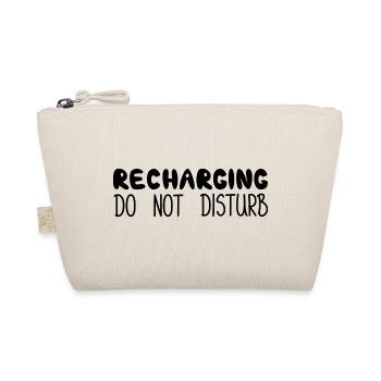 Recharging Do Not Disturb, Black - Organic Pouch - nature - Front