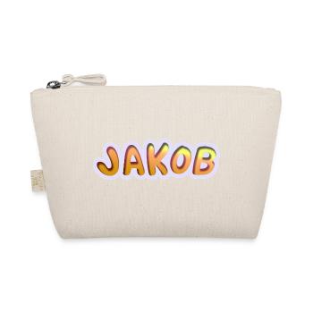 Geschenk für Jakob - Bio-Täschchen - Natur - Vorne