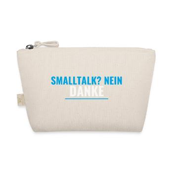Shirt für Entwickler – Smalltalk? Nein danke - Bio-Täschchen - Natur - Vorne